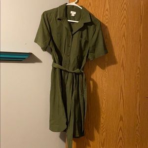 J.Crew Military Shirtdress Size 12